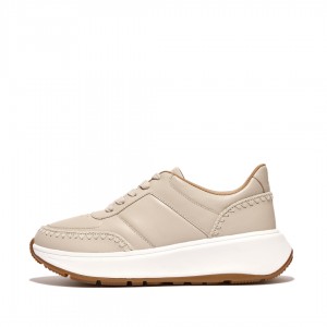 Beige Fitflop F-Mode Women's Sneakers | MY-PZRXUD016