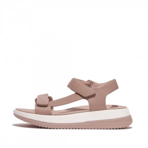 Beige Fitflop Surff Back Strap Women's Sandals | MY-JGDVOT451