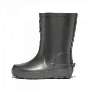 Black Fitflop Wonderwelly Welly Kids' Rubber Boots | MY-LWOTZQ586