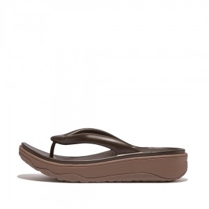 Brown Fitflop Relieff Eva Tpu Thongs Women's Toe-Post Sandals | MY-ZCMQJI128