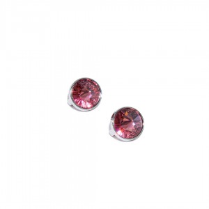 Fuchsia Rose Fitflop Iqushion Crystal Round 2-Pack Women's Charms | MY-RZLUDE451