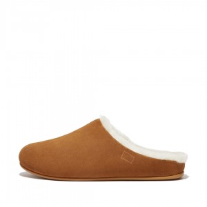 Light Brown Fitflop Shove Men's Slippers | MY-TZUMCH719