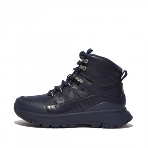 Navy Fitflop Neo-D-Hyker Women's Walking Boots | MY-SEMLZY419