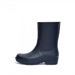 Navy Fitflop Wonderwelly Women's Rain Boots | MY-CESQLT461