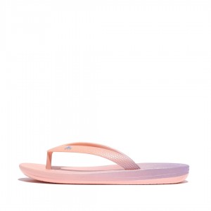 Pink Fitflop Iqushion Rubber Kids' Flip Flops | MY-DUMWAV098