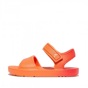 Red Fitflop Iqushion Eva Kids' Back-Strap Sandals | MY-DGICNT159