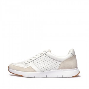 White Fitflop Anatomiflex Mix Men's Sneakers | MY-OKNWZM640