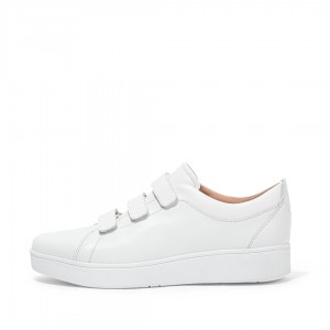 White Fitflop Rally Women's Sneakers | MY-FZXUOA349