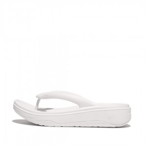 White Fitflop Relieff Eva Tpu Thongs Women's Toe-Post Sandals | MY-IXYCHZ861