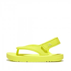 Yellow Fitflop Iqushion Eva Back Straps Kids' Flip Flops | MY-MHQTKL263