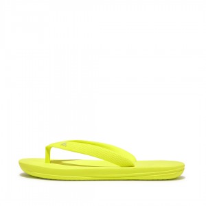 Yellow Fitflop Iqushion Rubber Kids' Flip Flops | MY-NFQKAY289