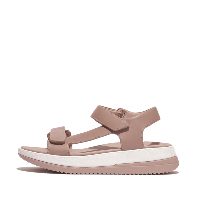 Beige Fitflop Surff Back Strap Women\'s Sandals | MY-JGDVOT451