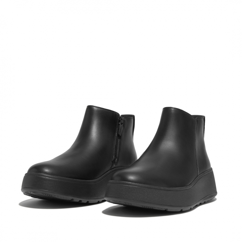 Black Fitflop F-Mode Women's Ankle Boots | MY-PAKBIS918