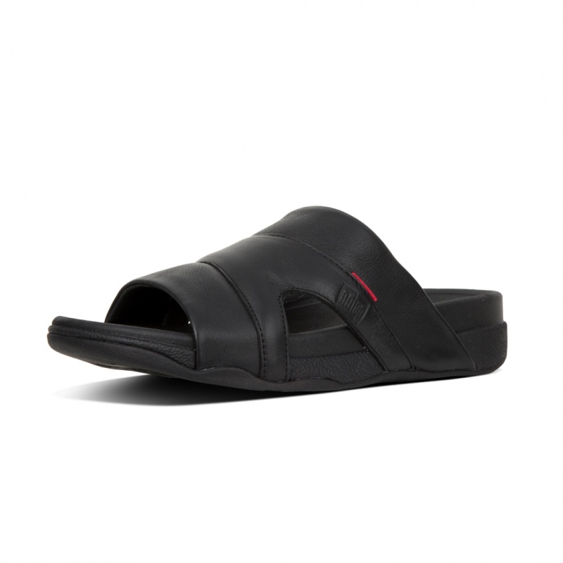 Black Fitflop Freeway Iii Men's Slides | MY-WEDMRF329