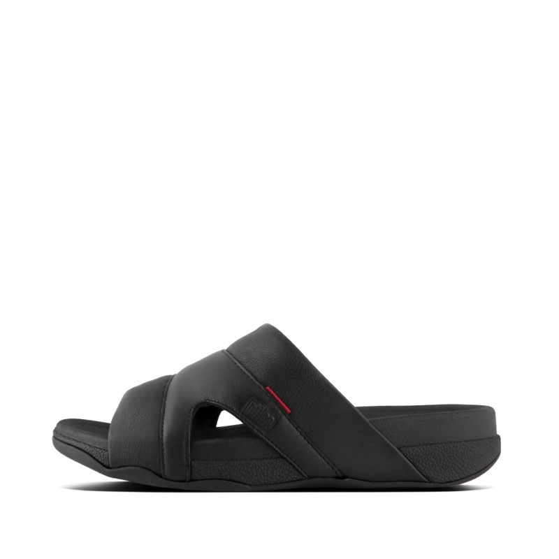 Black Fitflop Freeway Iii Men\'s Slides | MY-WEDMRF329