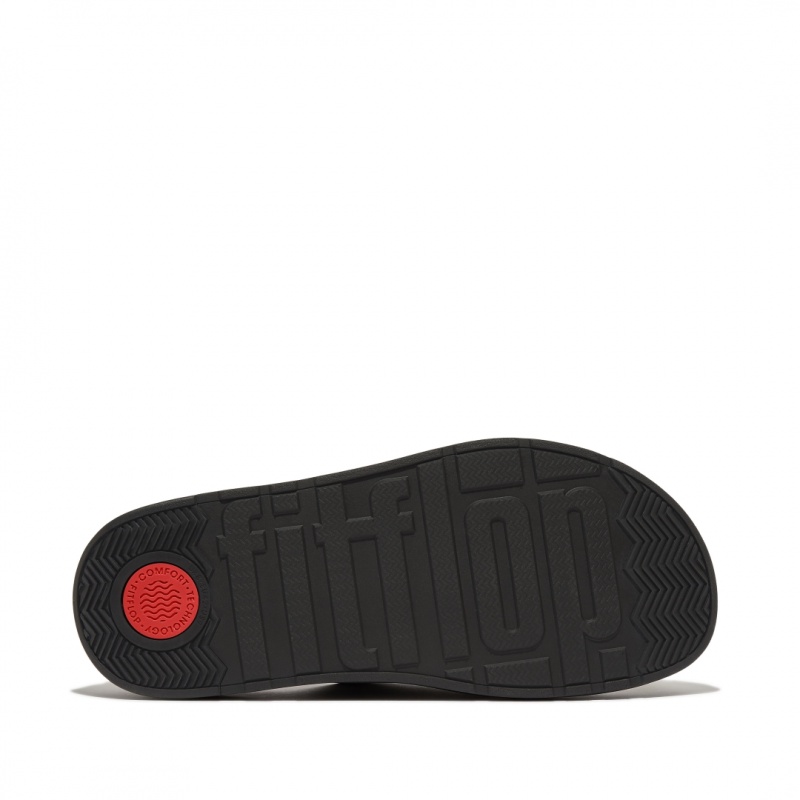 Black Fitflop Gen-Ff Men's Slides | MY-OFBQVM324