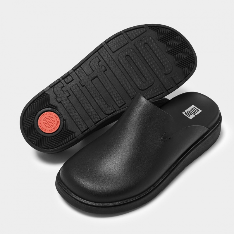 Black Fitflop Gen Ff Women's Mules | MY-OAZKEV276