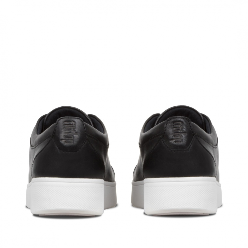 Black Fitflop Rally Court Women's Sneakers | MY-GZQSMP247