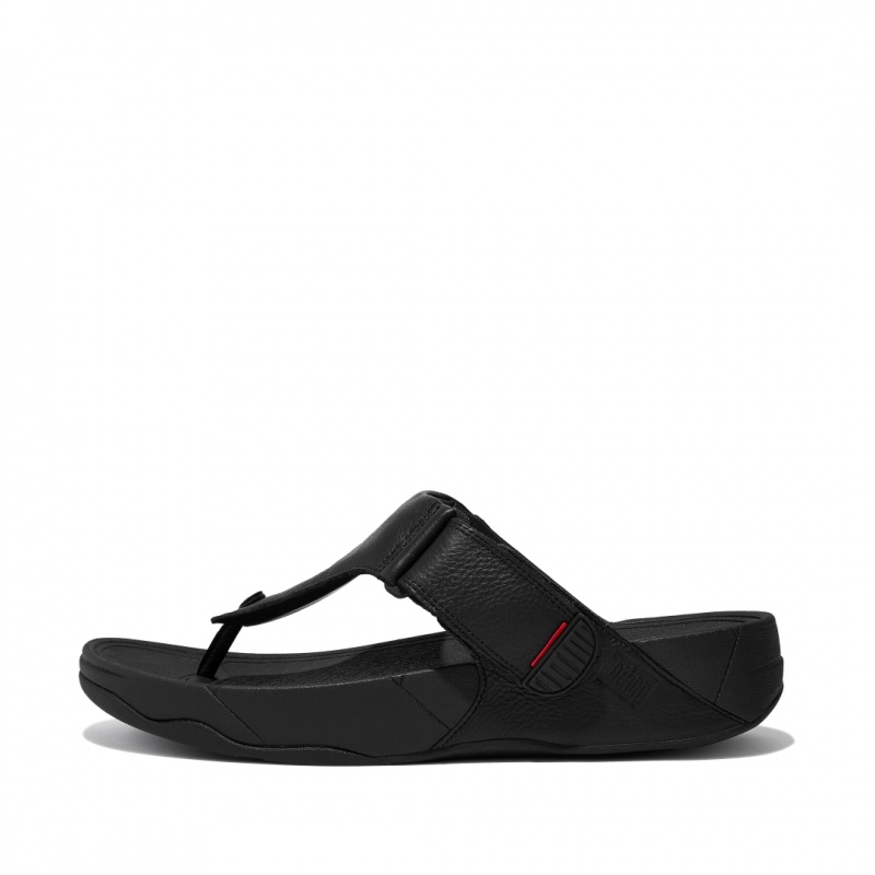 Black Fitflop Trakk Ii Toe Men\'s Thongs | MY-KUGCDE357