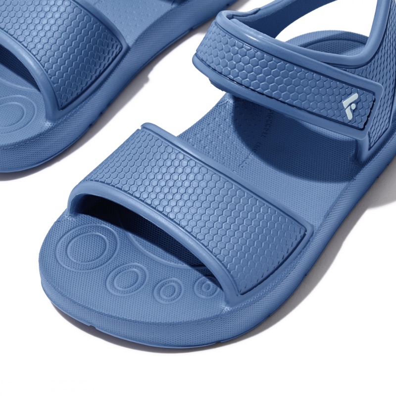 Blue Fitflop Iqushion Eva Kids' Back-Strap Sandals | MY-UPYJKI658