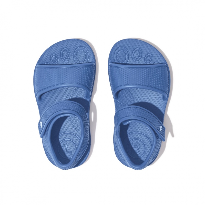 Blue Fitflop Iqushion Eva Kids' Back-Strap Sandals | MY-UPYJKI658