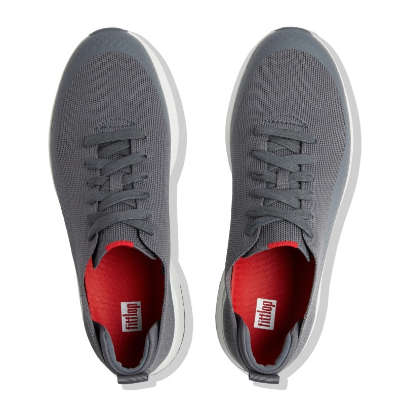 Grey Fitflop Uberknit Ever Knit Men's Sneakers | MY-JAVEPF019