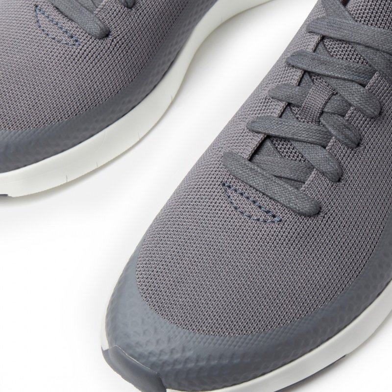 Grey Fitflop Uberknit Ever Knit Men's Sneakers | MY-JAVEPF019