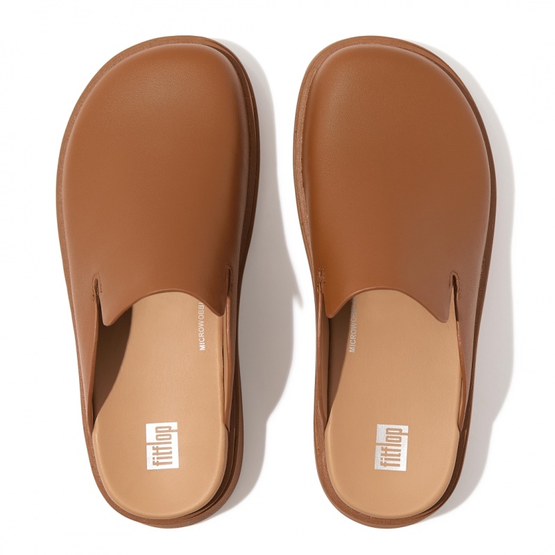 Light Brown Fitflop Gen Ff Women's Mules | MY-LSBGCV265