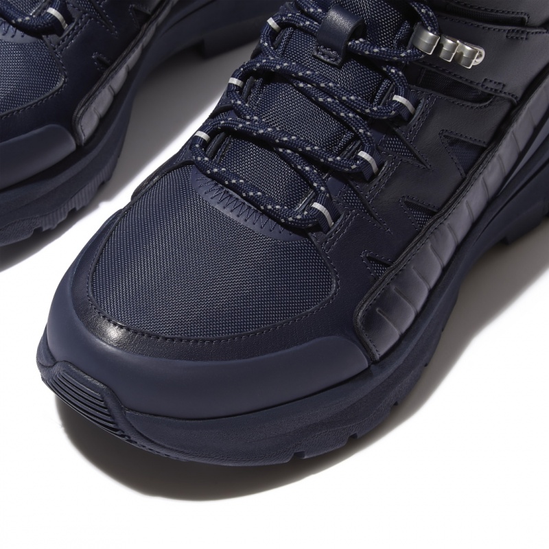 Navy Fitflop Neo-D-Hyker Women's Walking Boots | MY-SEMLZY419