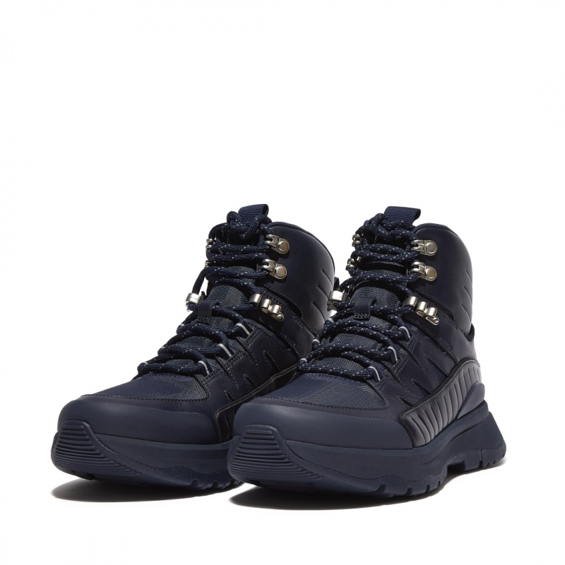 Navy Fitflop Neo-D-Hyker Women's Walking Boots | MY-SEMLZY419