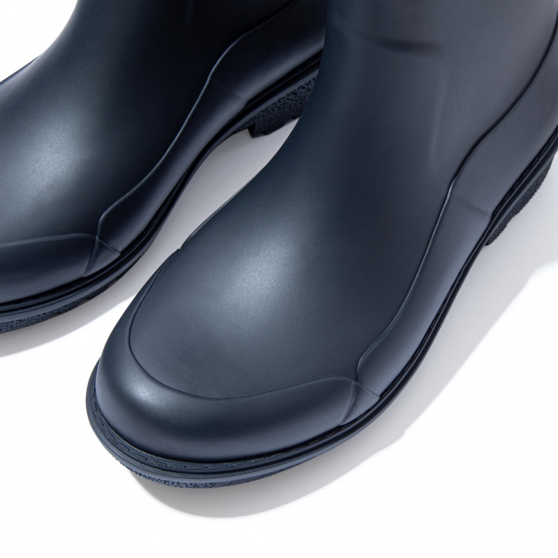 Navy Fitflop Wonderwelly Women's Rubber Boots | MY-XQYFJP257