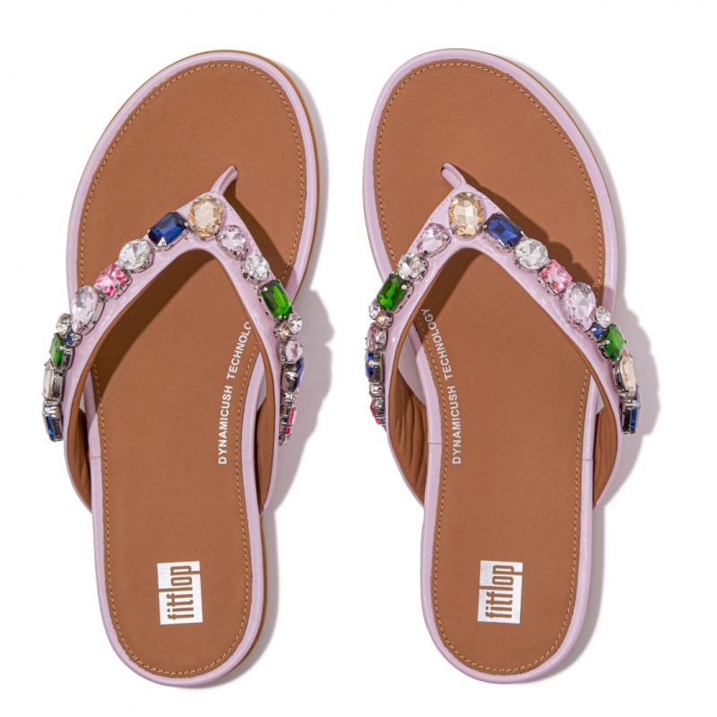 Pink Fitflop Gracie Women's Flip Flops | MY-GXPOTM247