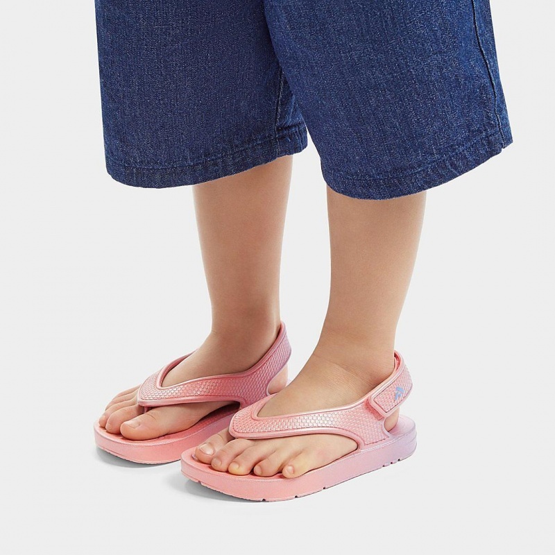 Pink Fitflop Iqushion Eva Kids' Flip Flops | MY-TQFYXS407