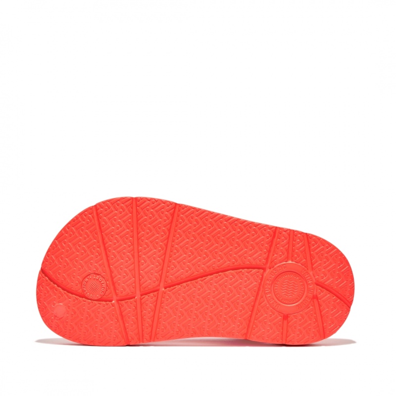 Red Fitflop Iqushion Eva Back Straps Kids' Flip Flops | MY-PKATCJ421