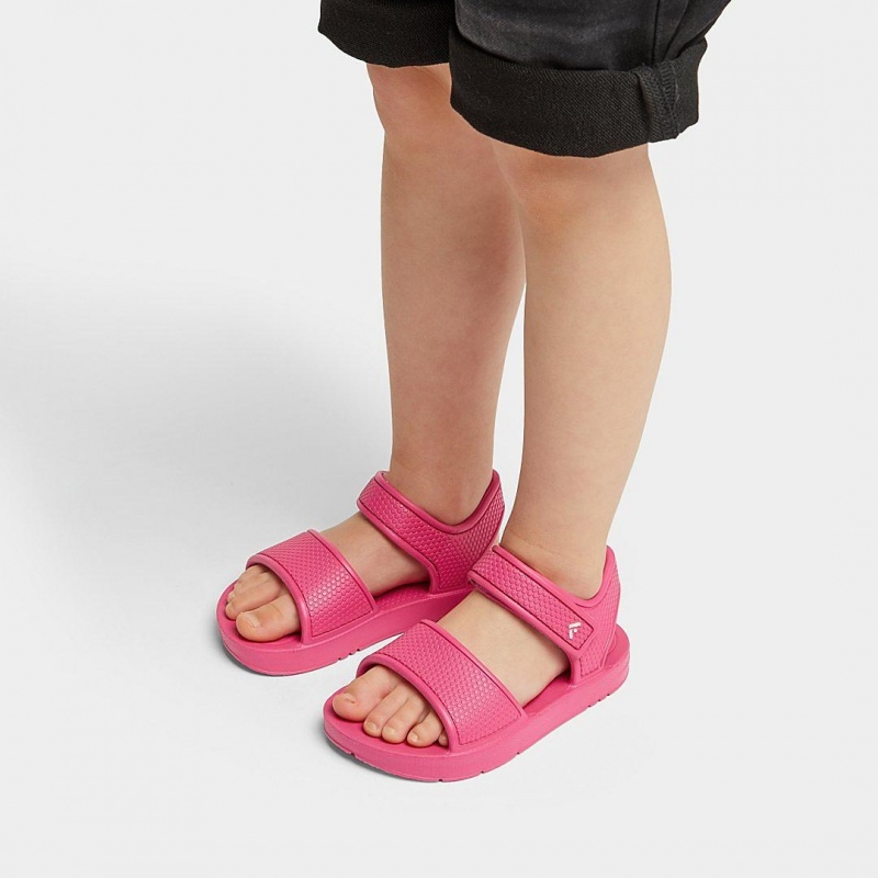 Red Fitflop Iqushion Eva Kids' Back-Strap Sandals | MY-GYSMPI340