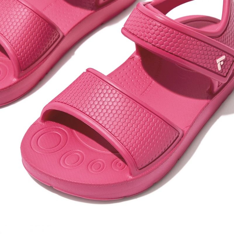 Red Fitflop Iqushion Eva Kids' Back-Strap Sandals | MY-GYSMPI340