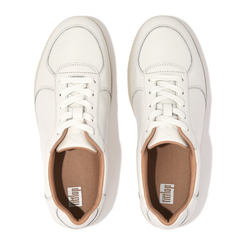 White Fitflop Rally Women's Sneakers | MY-IOELDG608