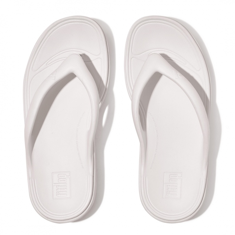 White Fitflop Relieff Eva Tpu Thongs Women's Toe-Post Sandals | MY-IXYCHZ861