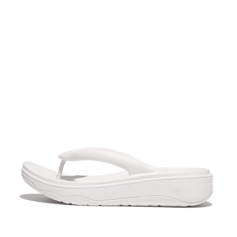 White Fitflop Relieff Eva Tpu Thongs Women\'s Toe-Post Sandals | MY-IXYCHZ861