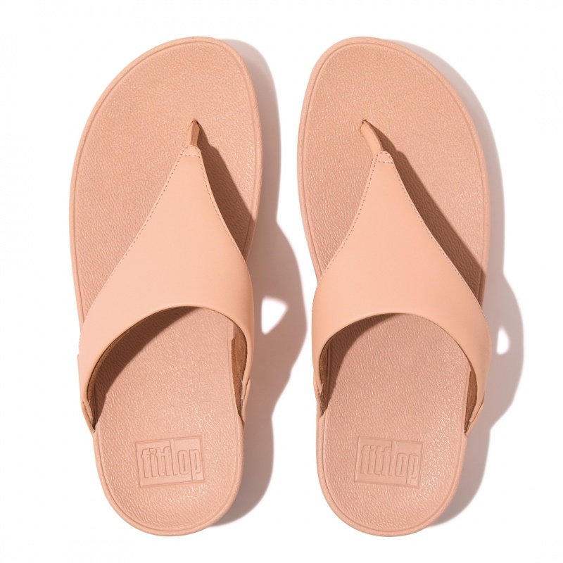 Yellow Fitflop Lulu Leather Women's Toe-Post Sandals | MY-XSREDY938